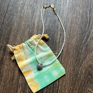 GEMSTONE MINI HEART NECKLACE